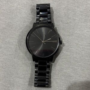 Armani Exchange Glossy Black Timepiece